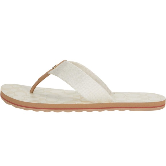 NWOT Coach Zoe Flip Flops - Picture 4 of 5